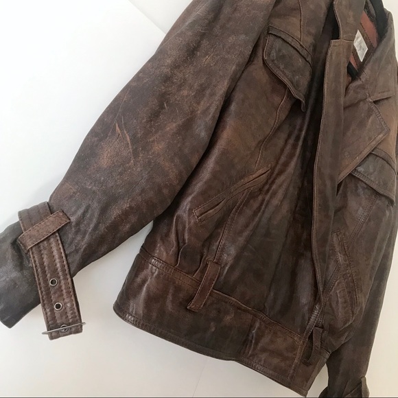 Andrew Marc Vintage Leather Jacket - Picture 4 of 7